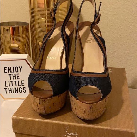 Christian Louboutin Wedge Heels - Picture 2 of 7